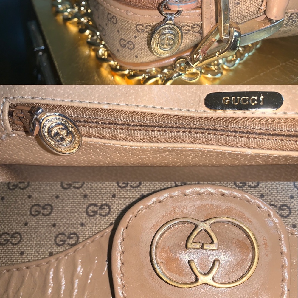 Vintage Large Microguccisima crossbody camera bag - Picture 7 of 9